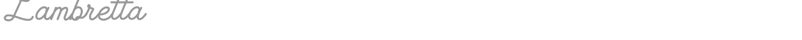 Lambretta font preview